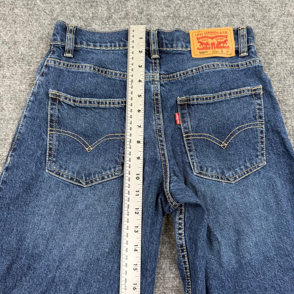 Levi's 578TM Baggy‎ Jeans Blue Denim W26 L27 Regular Fit Mens - Picture 12 of 13